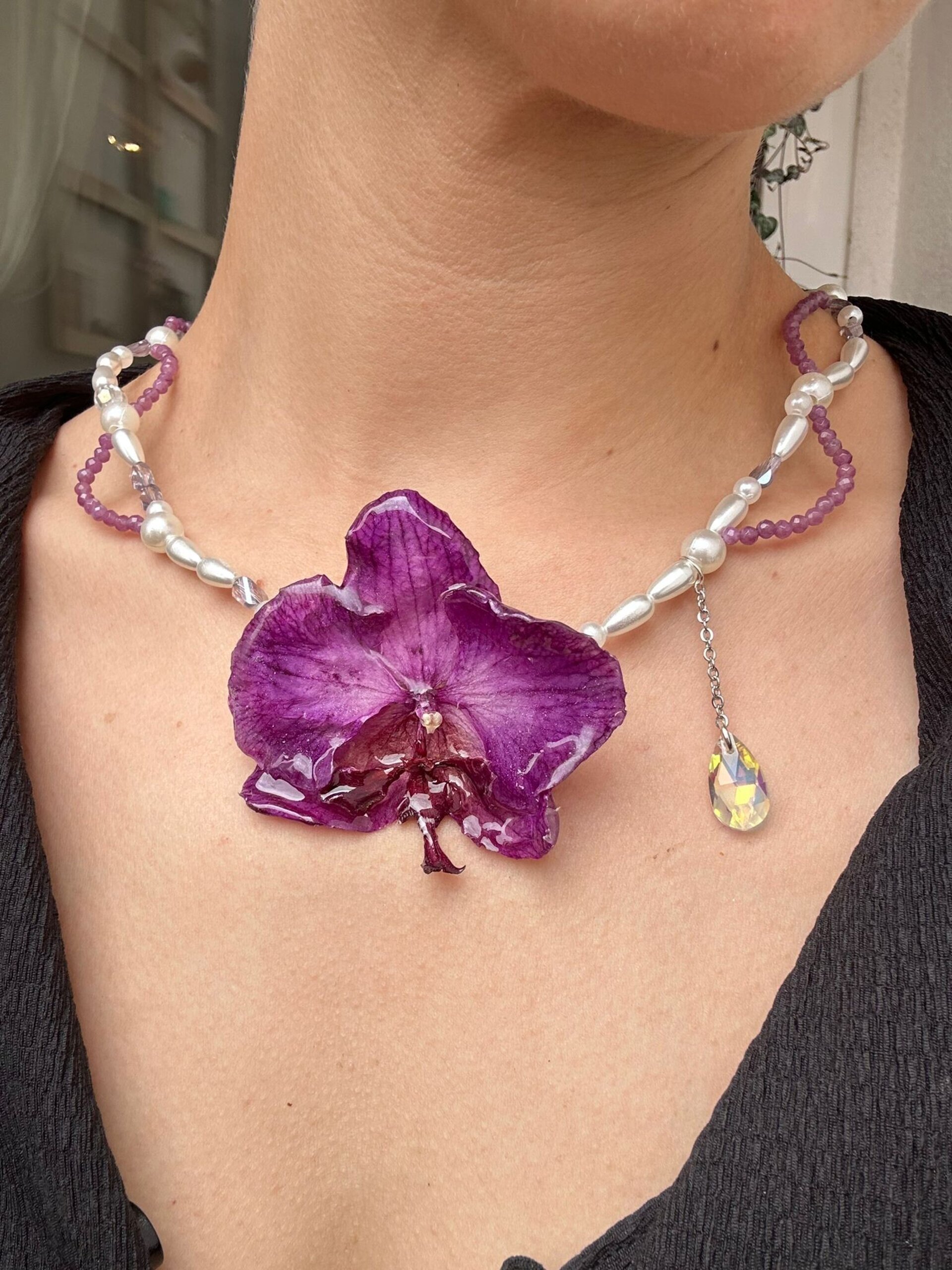 El último tren a Calabria 🍋 - Collar Orquídea - 3
