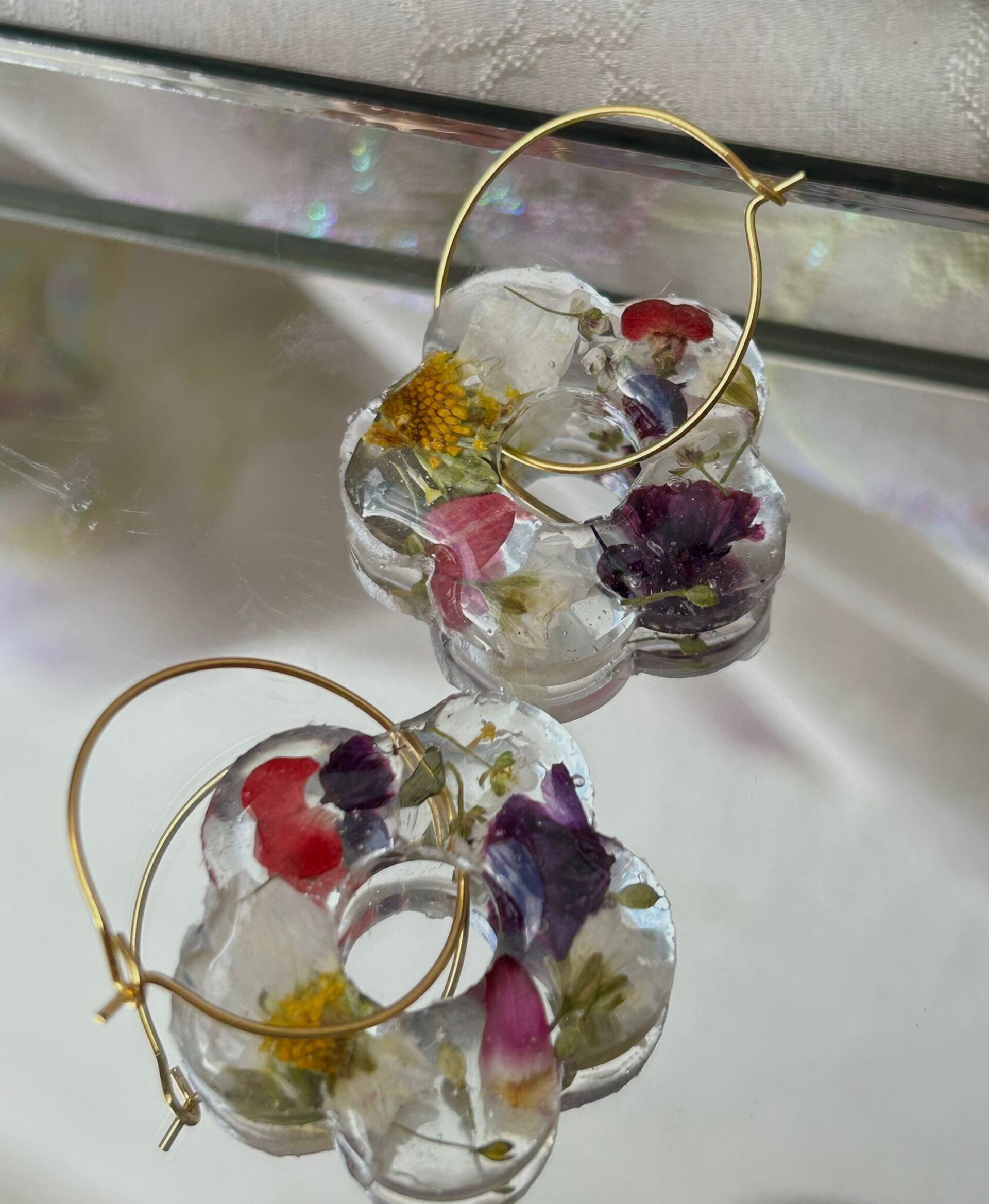 Sunday kind of love 🌞- Pendientes Flores encapsuladas - 2