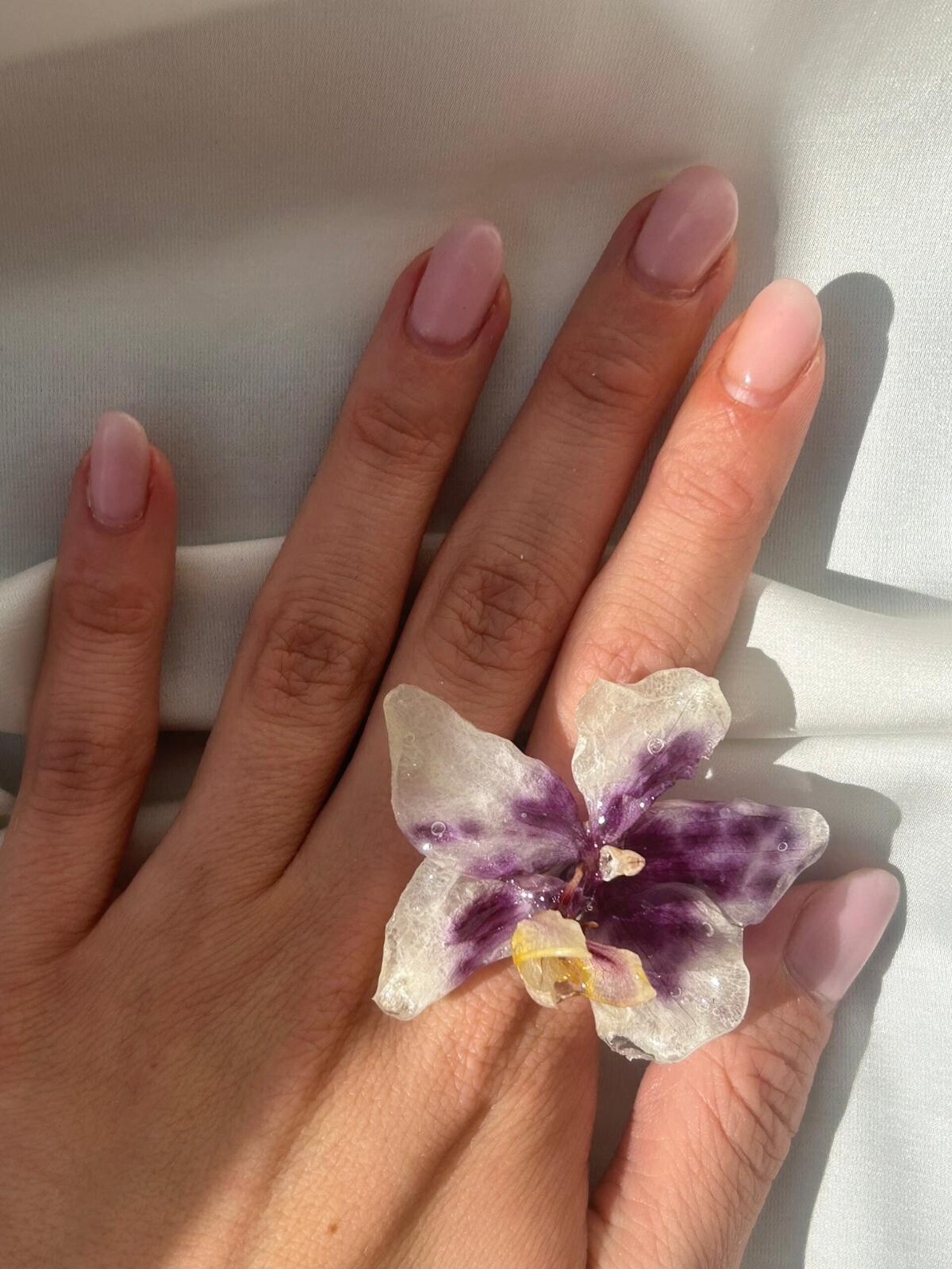 Monte Carlo Orchid Maxi Ring 💍- Maréa Bloom Collection - 3
