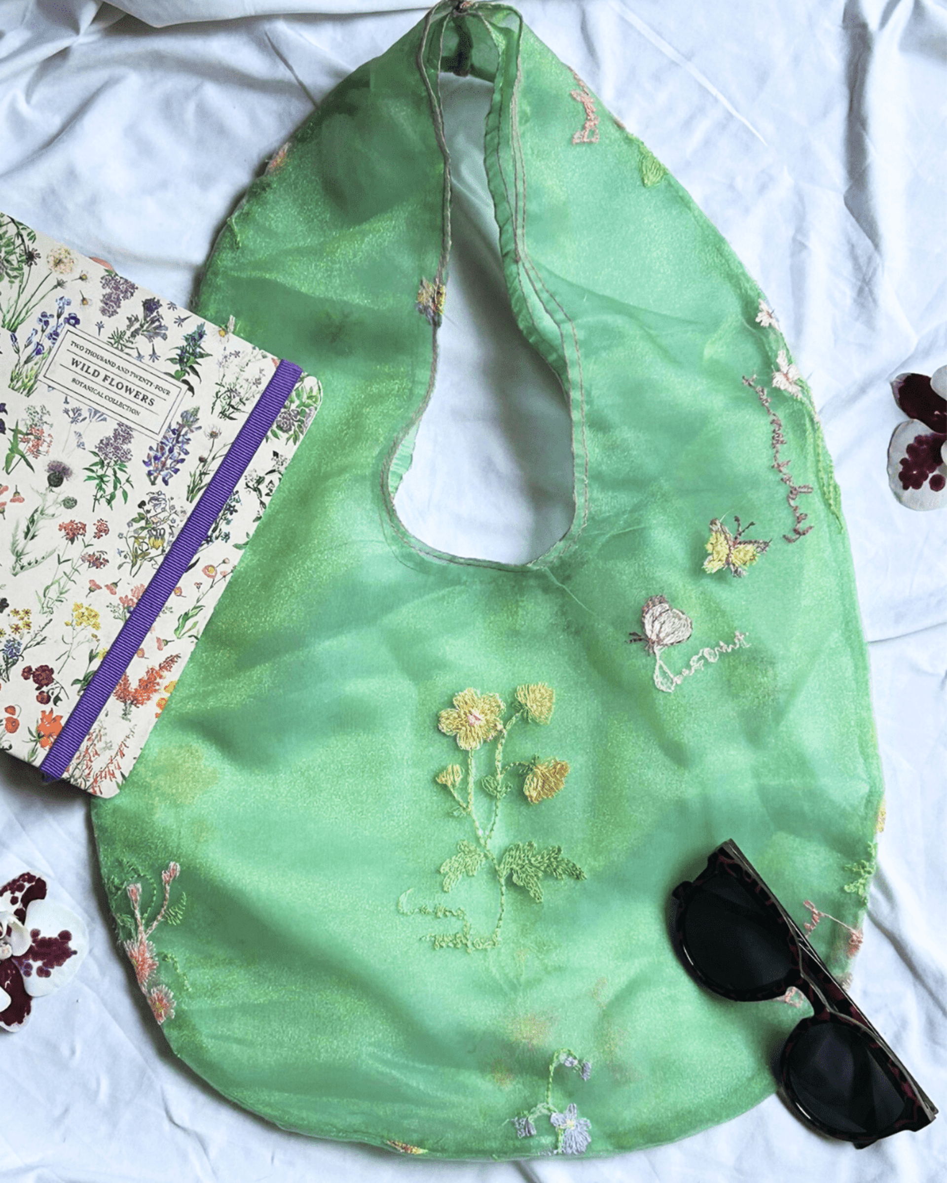 Fleur Sauvage Shoulder Bag Lily Green  💚 - 3