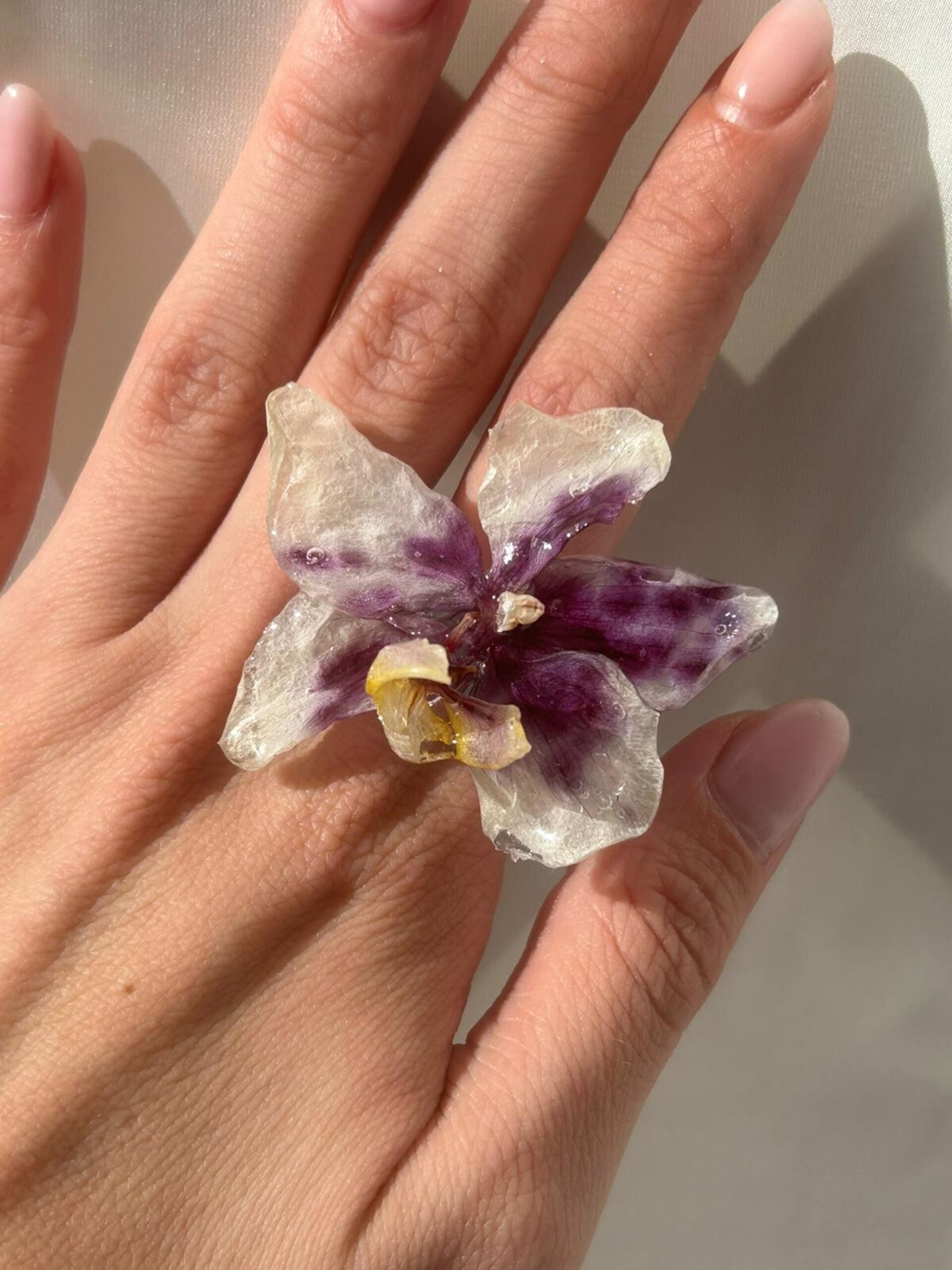 Monte Carlo Orchid Maxi Ring 💍- Maréa Bloom Collection - 1