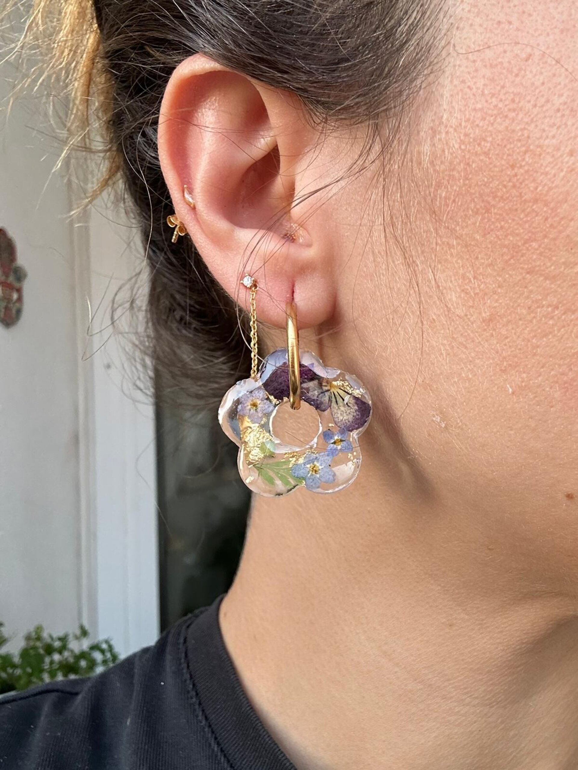 Sunday kind of love 🌞- Pendientes Flores encapsuladas - 1