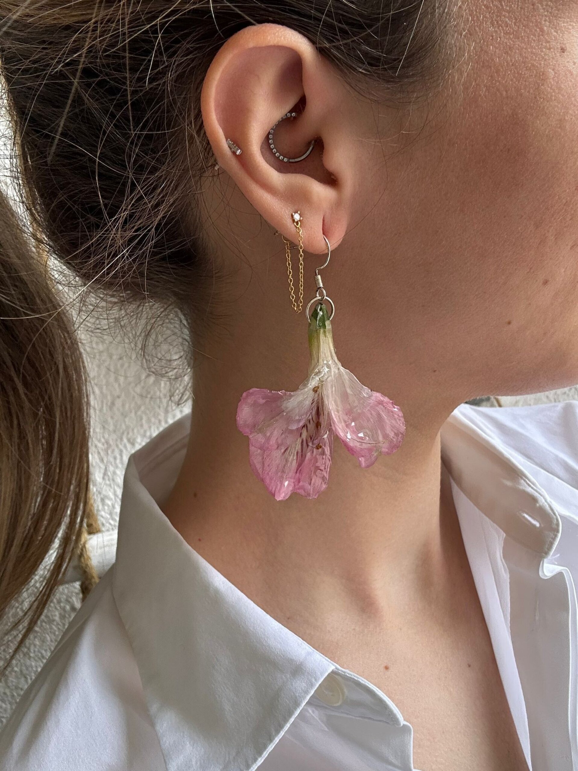 Pendientes lirios Carol 💮 - 2
