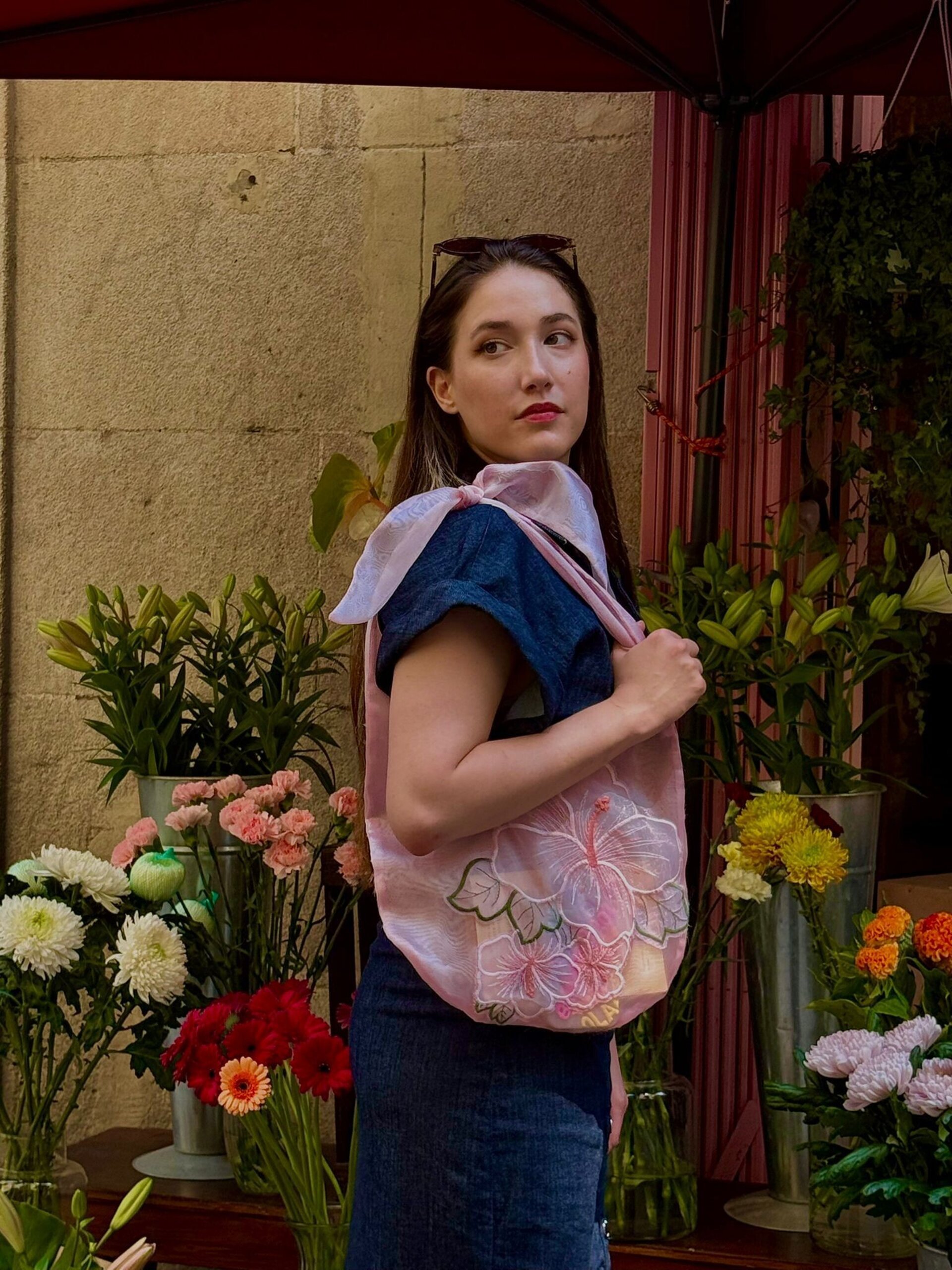 Fleur Sauvage Shoulder Bag Hibsicus Blush 🩷 - 1