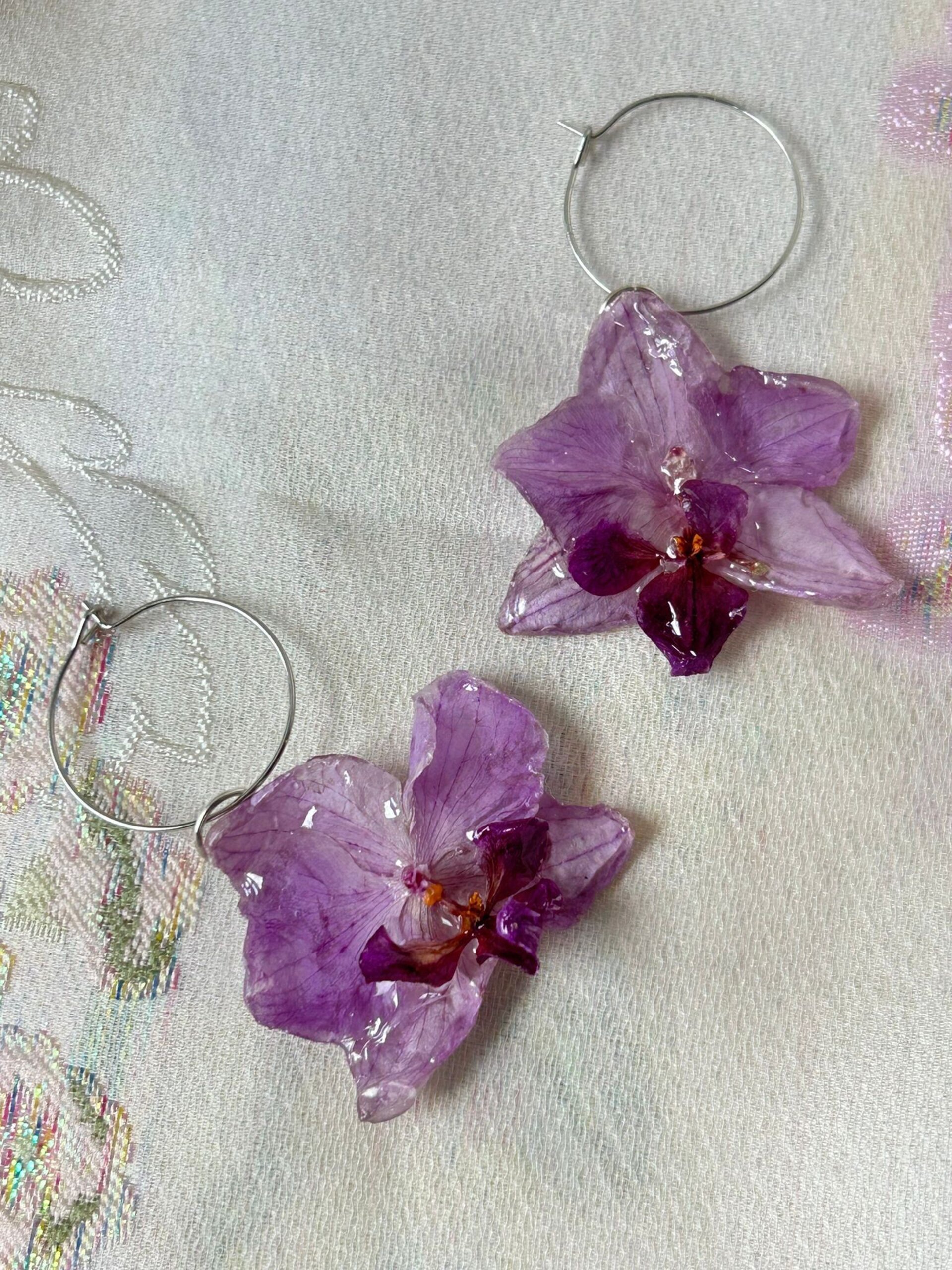 Cleo🫧- Pendientes Orquídeas Mini Cleo - 1