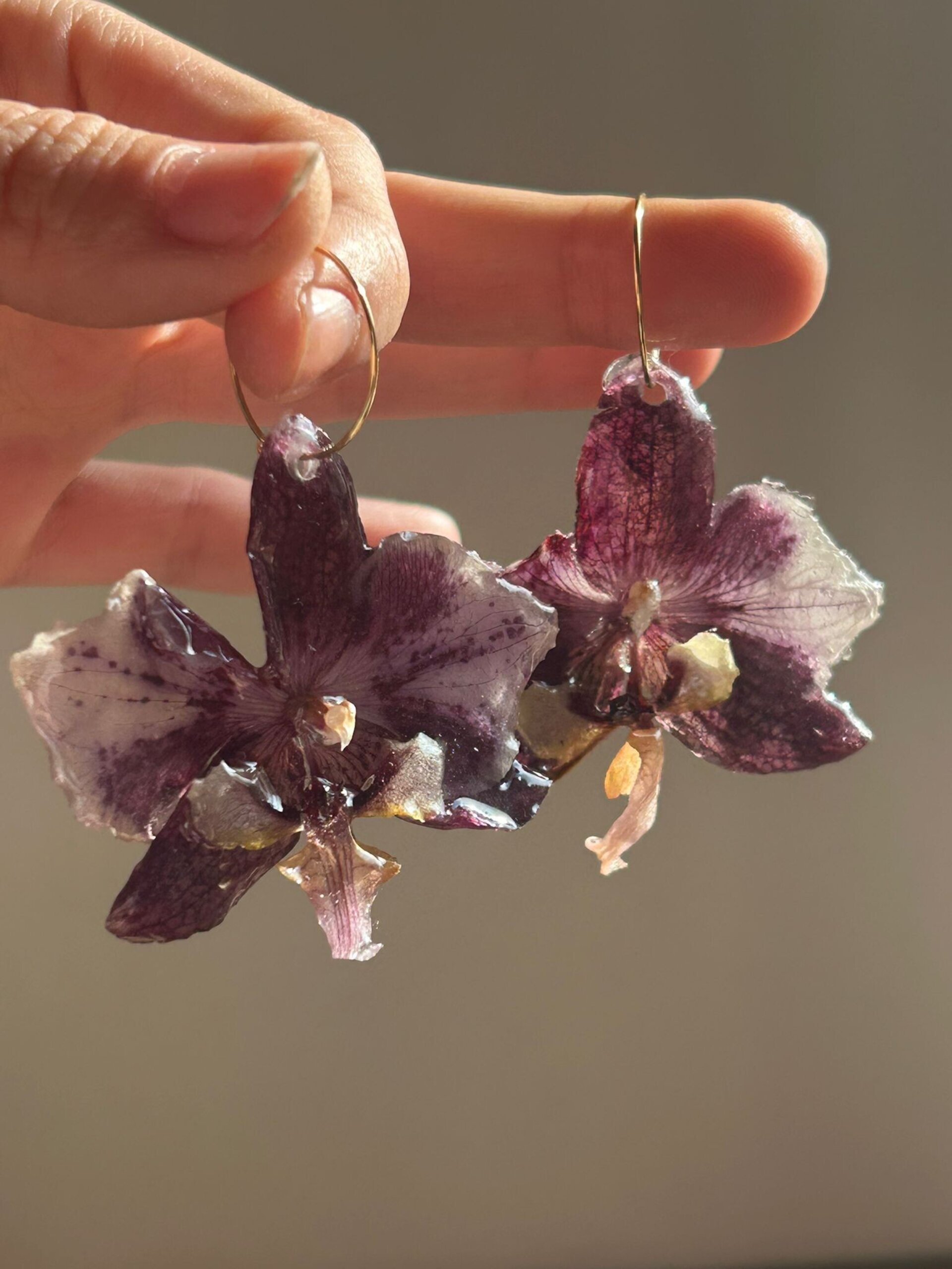 Pendientes Orquídeas Lavender Bloom 💜 - 2