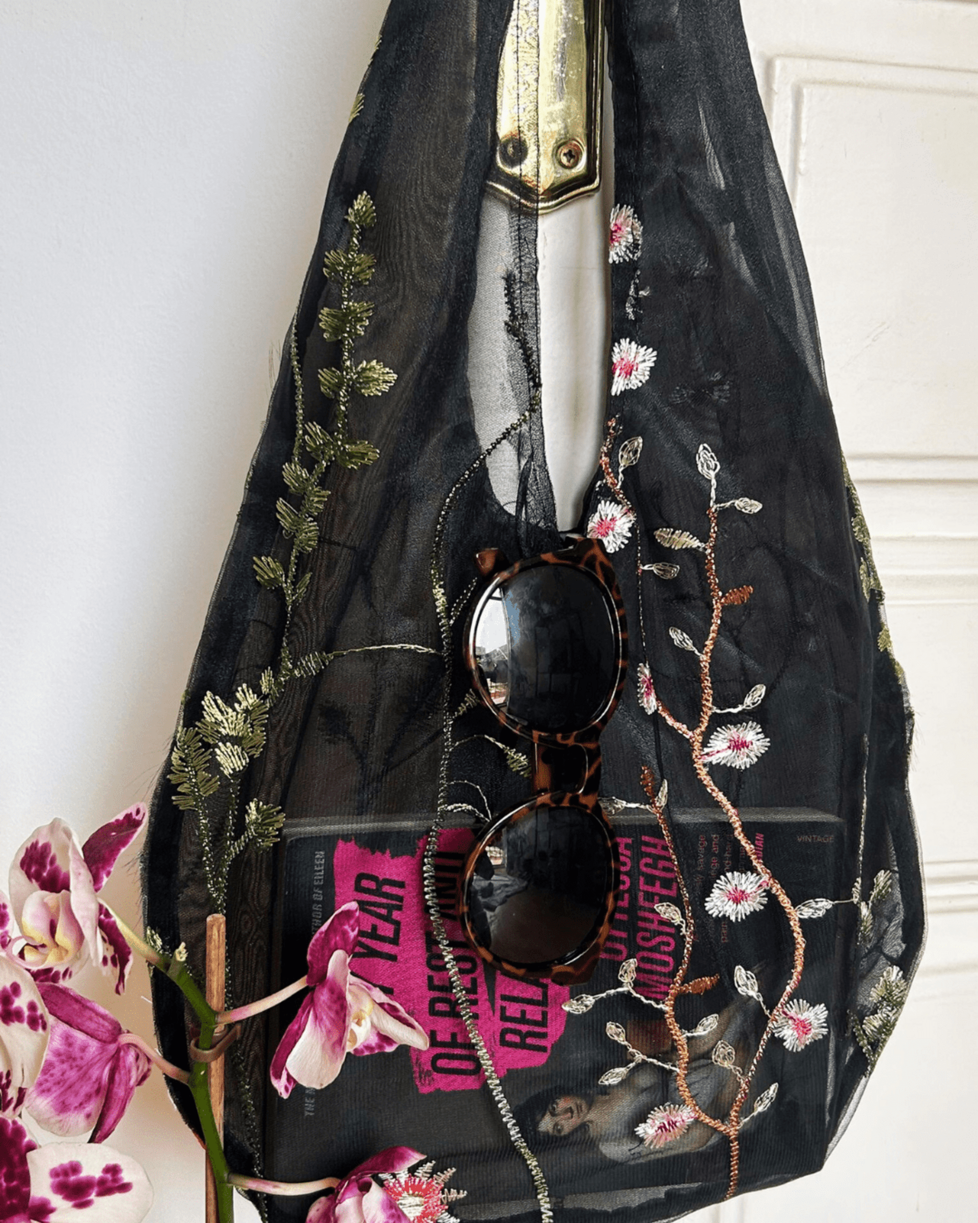 Fleur Sauvage Shoulder Bag Cherry Blossom 🖤 - 3