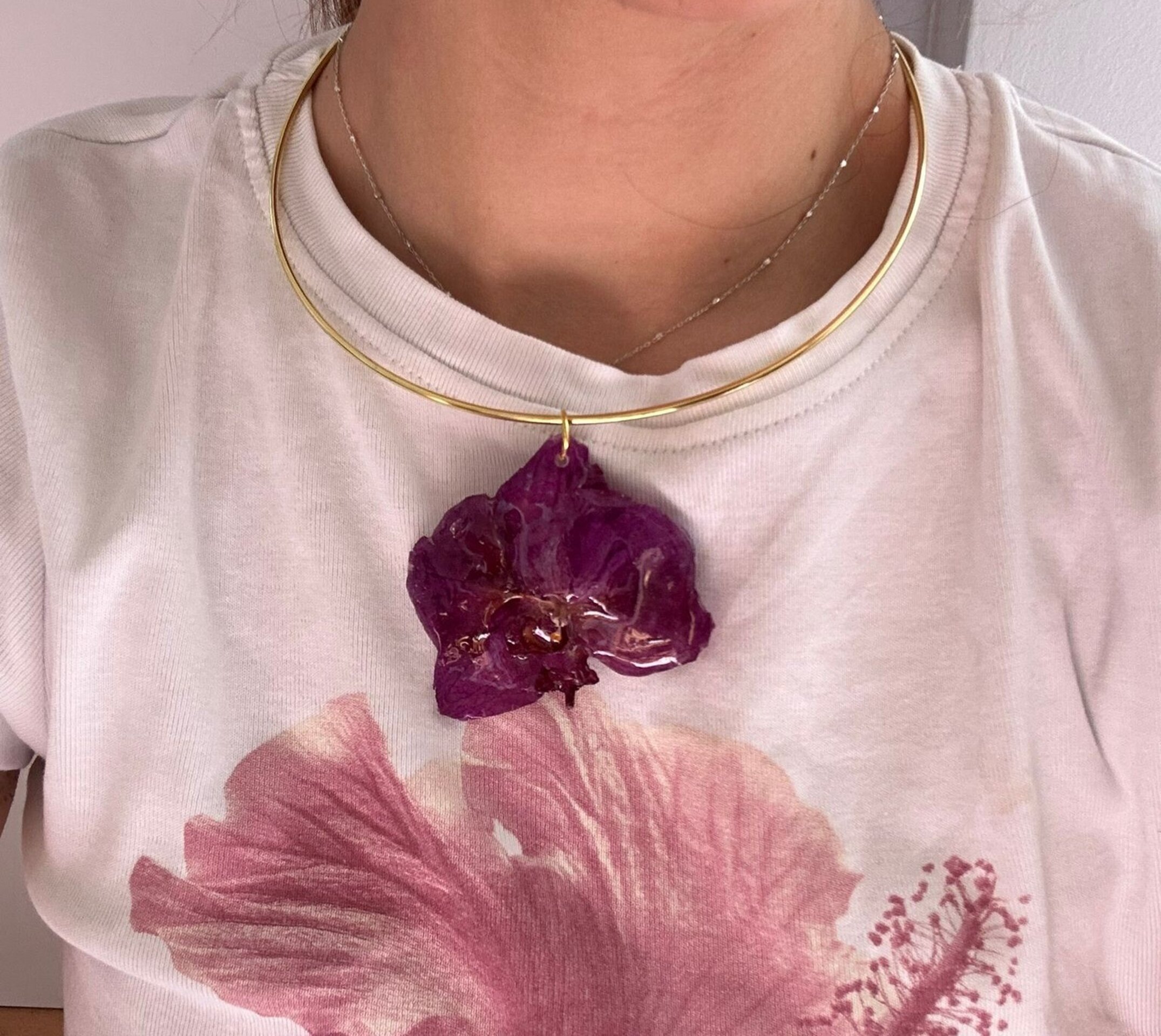 Gargantilla Orquídea Invierno 🍇 - 4