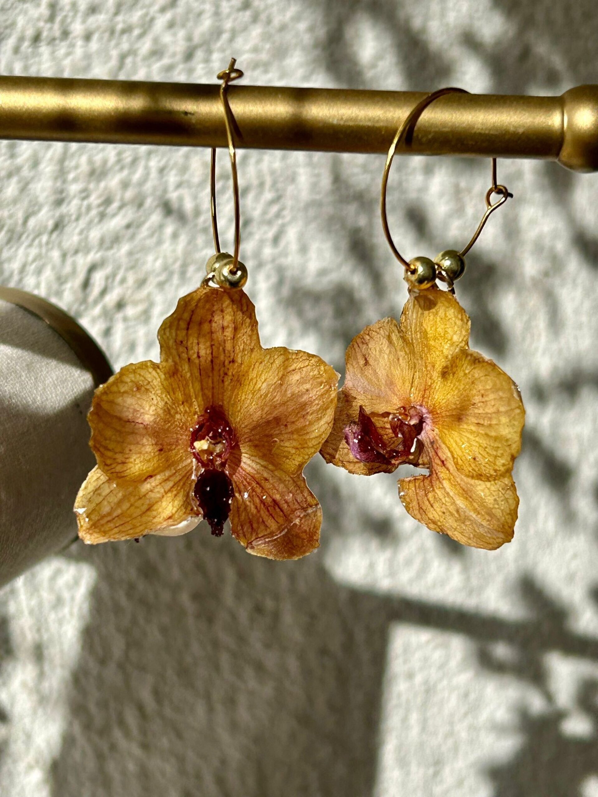 Earrings Lagos Yellow Orchids  ✨ - Maréa Bloom - 3