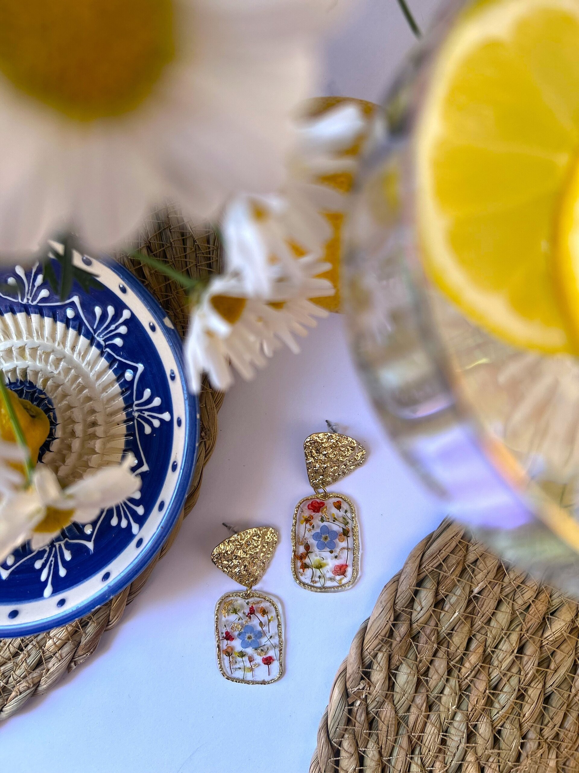 Almafi Coast Earrings 🎨 - Maréa Bloom Collection - 4