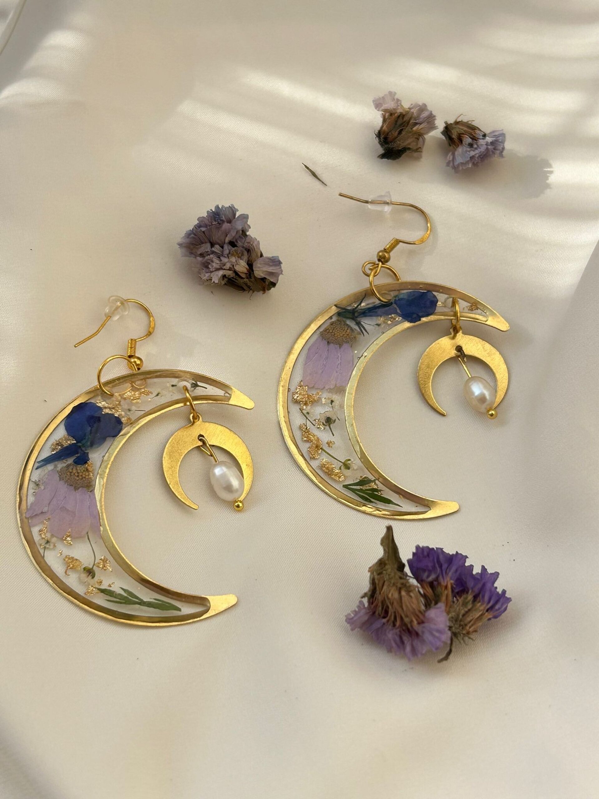 Pendientes Luna Maxi Perla🌙 - 1