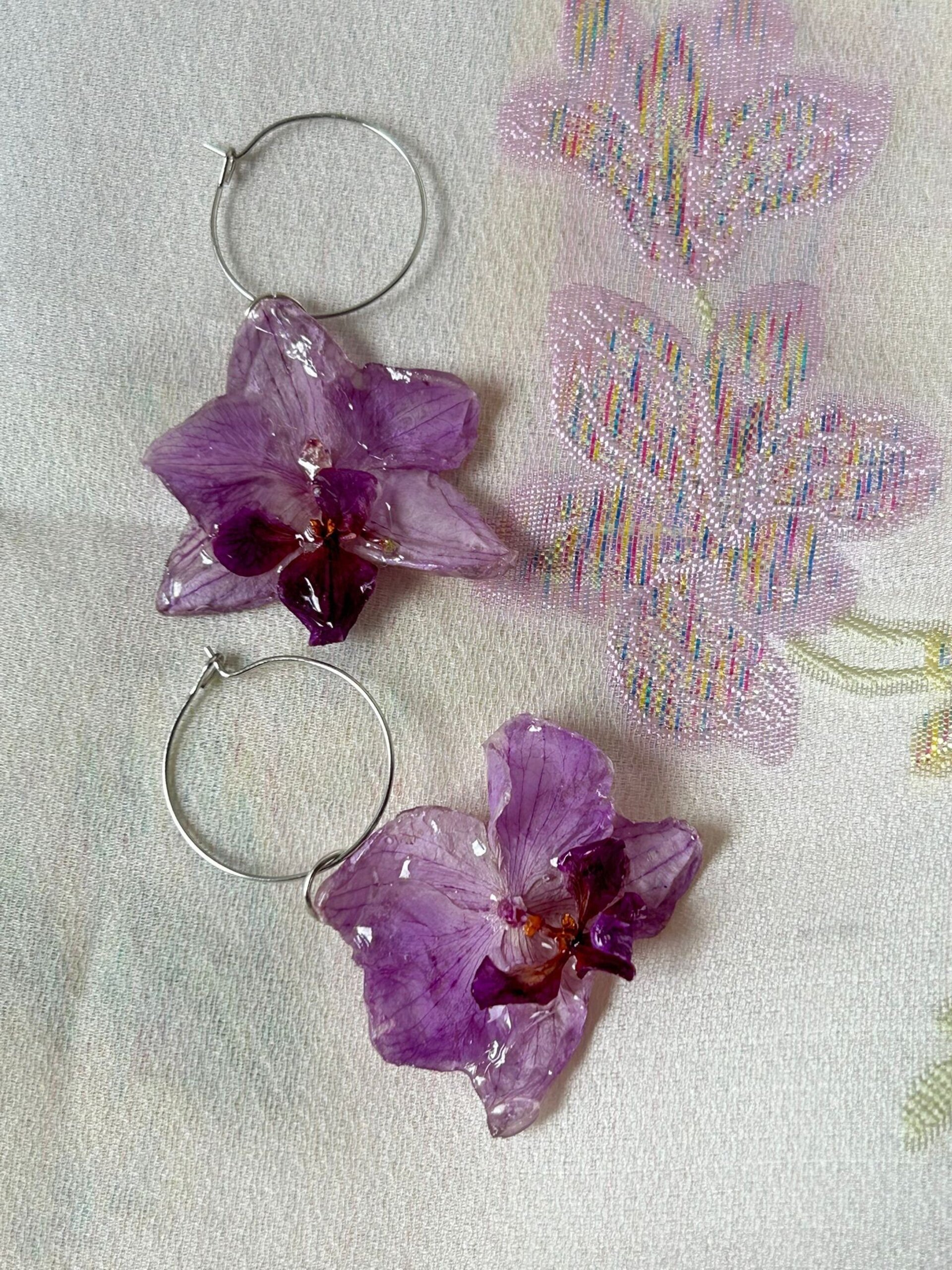 Cleo🫧- Pendientes Orquídeas Mini Cleo - 2