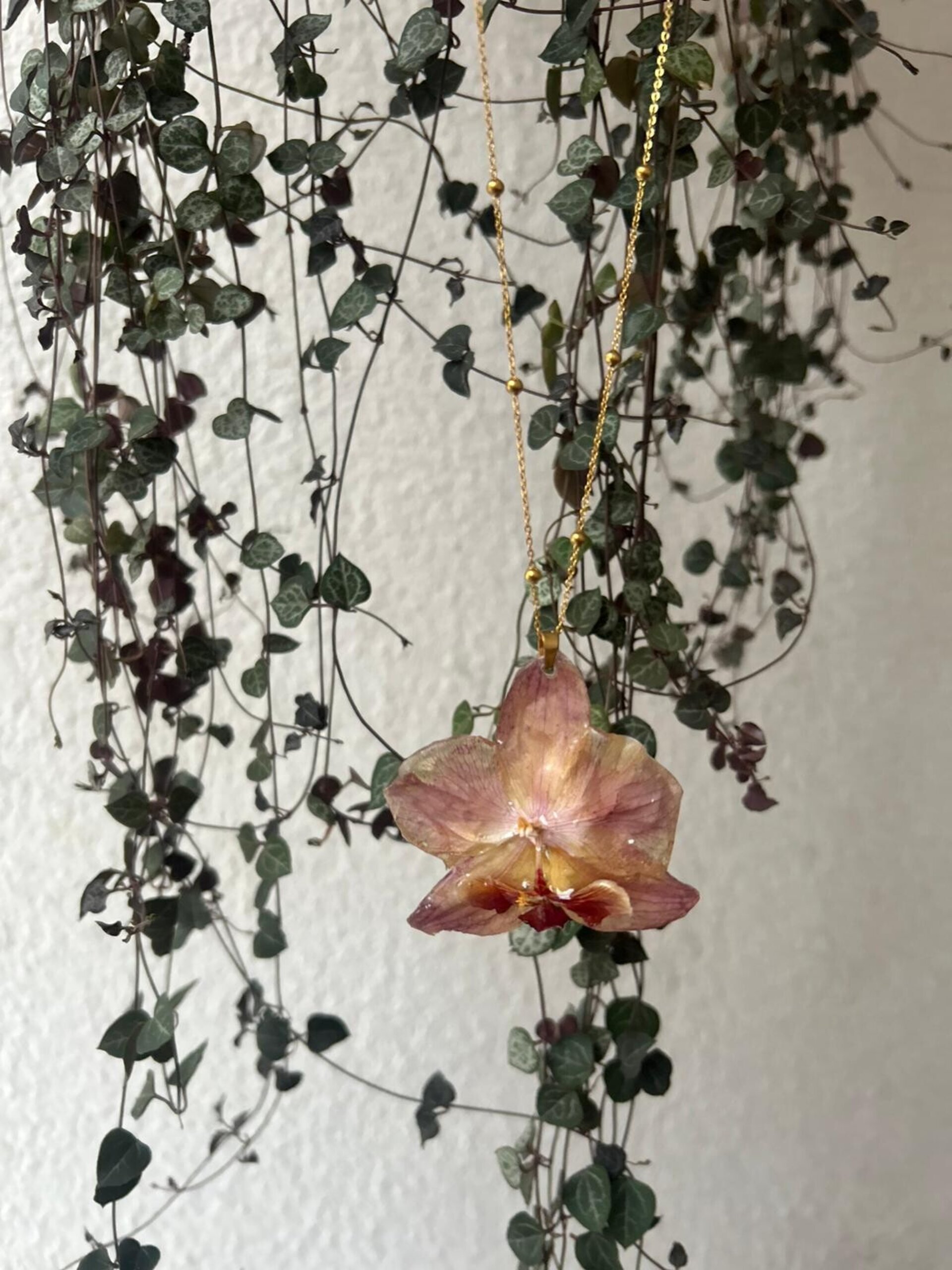 🌸 Collar Orquídea Maxi Blush - 3