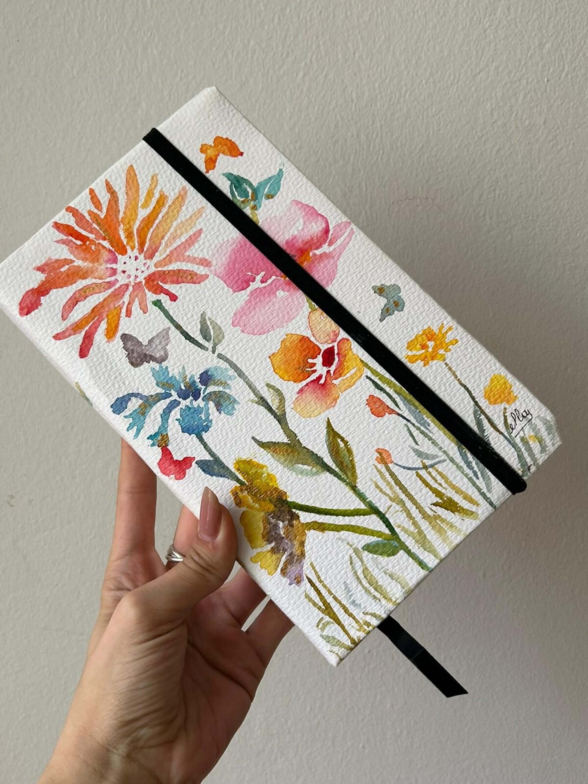 Cuaderno Floral Grande - 1